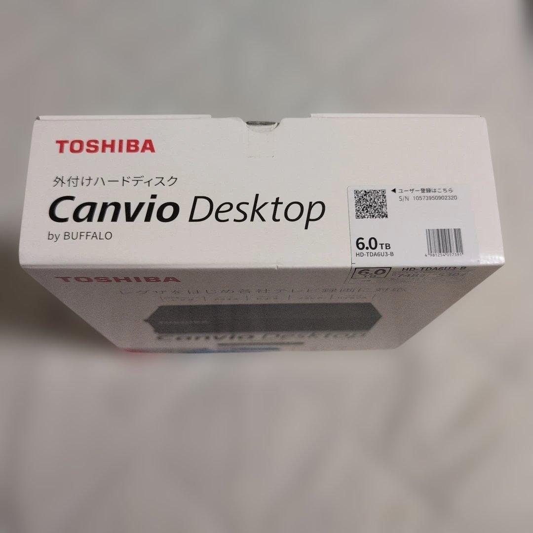 TOSHIBA Canvio Desktop　6.0TB 外付けハードディスク