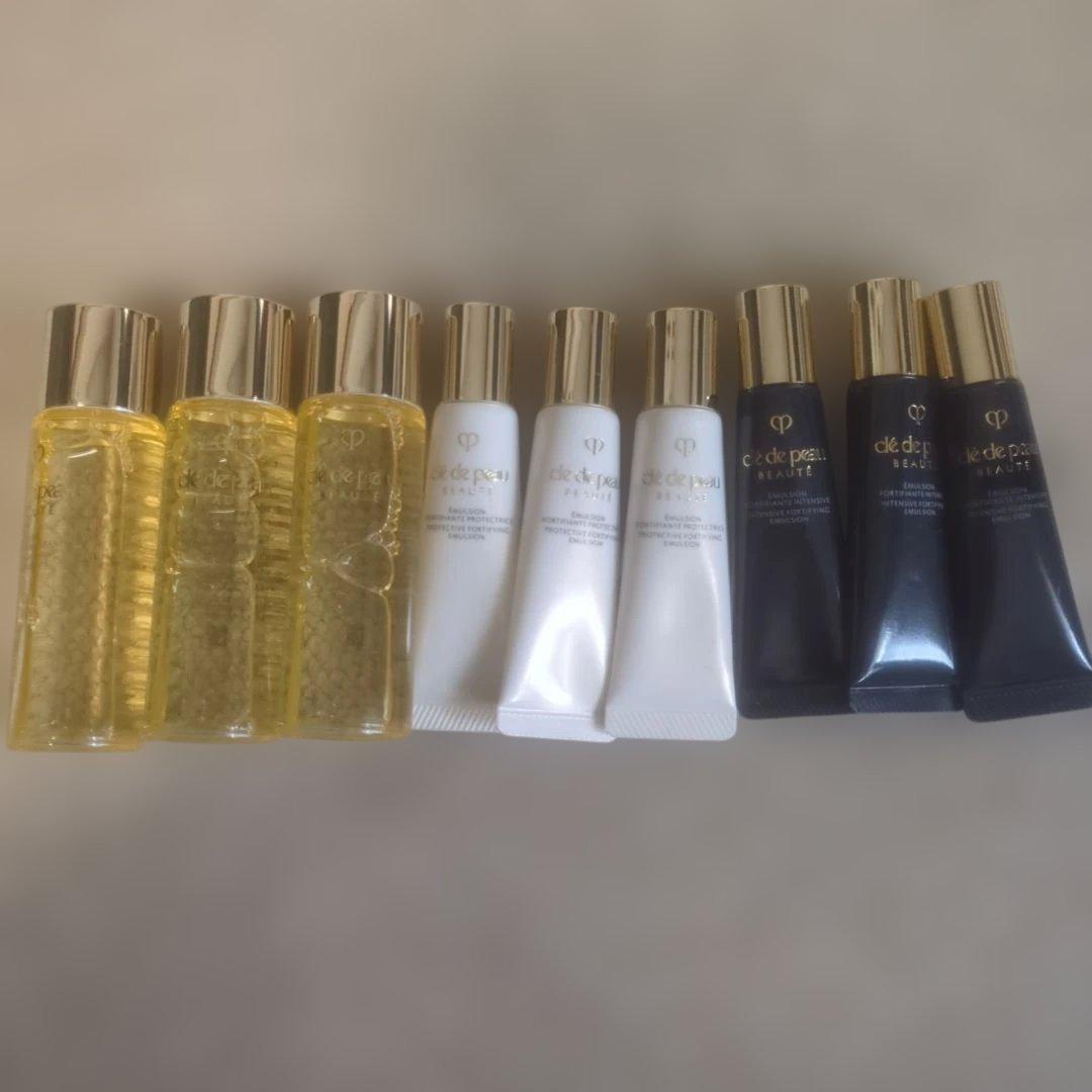 クレドポーボーテキーラディアンス　化粧水３本＆乳液３本ずつ合計６本♥ 肌に輝きをもたらす「クレ・ド・ポー ボーテ」の“キーラディアンスケア