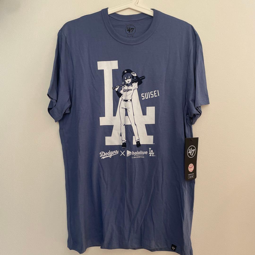 限定品】ホロライブ ドジャース 星街すいせい コラボTシャツ すいせい