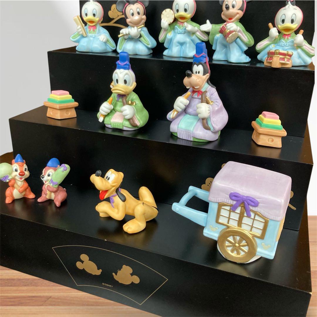 希少・美品】ディズニー 雛人形 五段飾り ガラスケース、箱付き - メルカリ