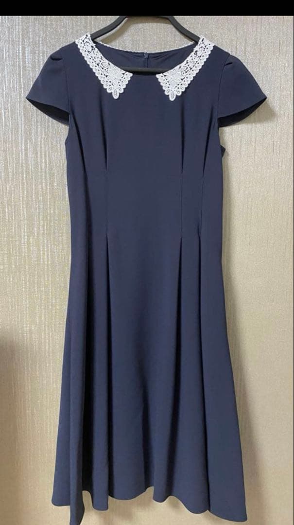 メルリン 白襟レースRene ワンピース36 René