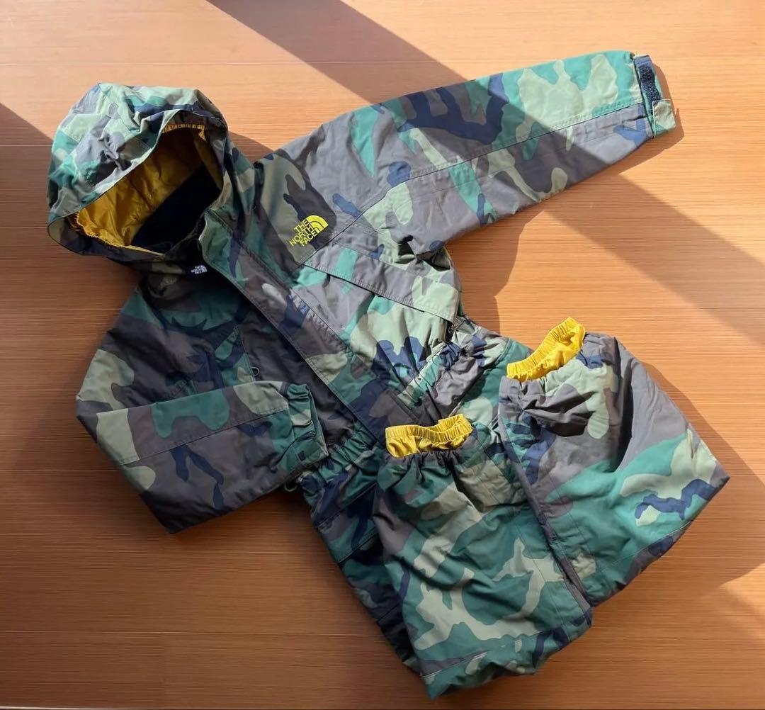 THE NORTH FACE 子ども用　　迷彩　ジャンプスーツ　120cm 楽天市場】THE NORTH FACE ノースフェイス 迷彩 ノベルティー フード