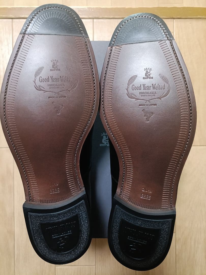 【新品未使用】スコッチグレイン HIROKAWA 26.5cm 4E ブラック