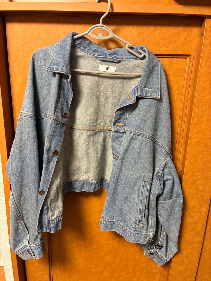優*様 HARAPECO Denim Jacket-ブリーチ DENIM JACKET - ブリーチ | harapeco Store