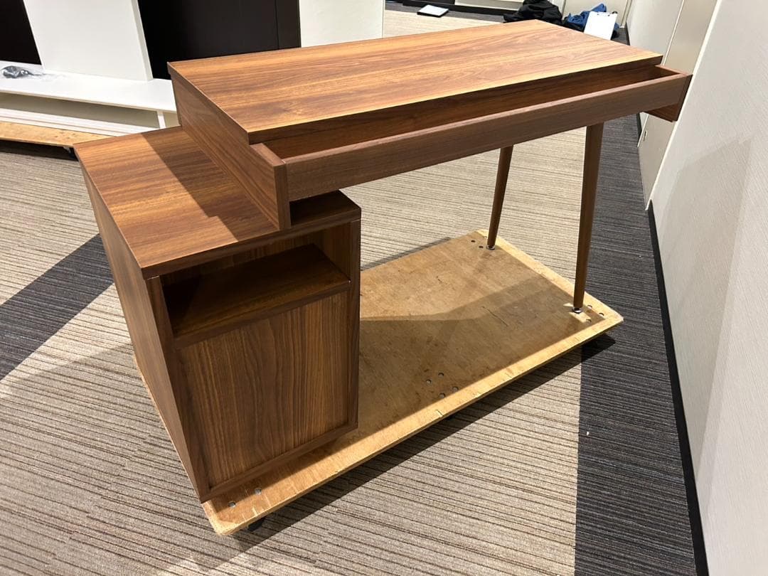 りんご様専用】展示品・未使用品 サイドチェスト付きドレッサーデスク