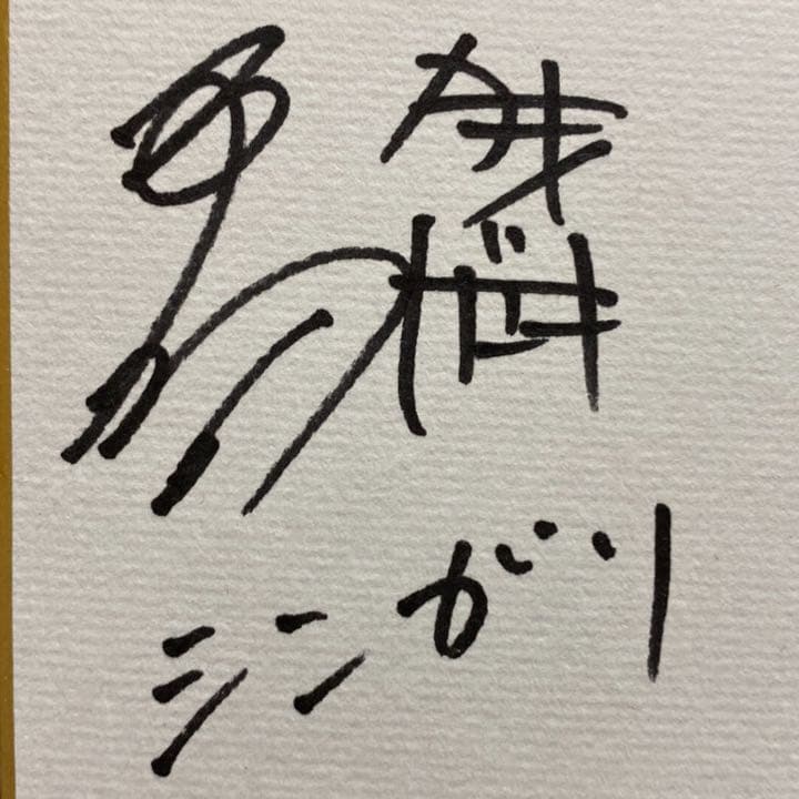 サイン色紙☆アインシュタイン☆ネルソンズ☆GAG☆シンガリ☆鬼越