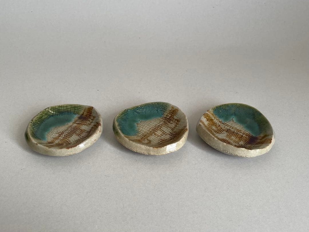 儀間常照 カラカラ おちょこ 豆皿 セット やちむん 焼物 沖縄 酒器 民藝