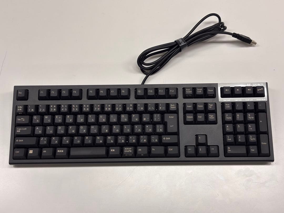 REALFORCE キーボード 有線 フル 30g R3SA13 キーボード REALFORCE R3S 30g荷重/静音(Windows) ブラック R3SA13