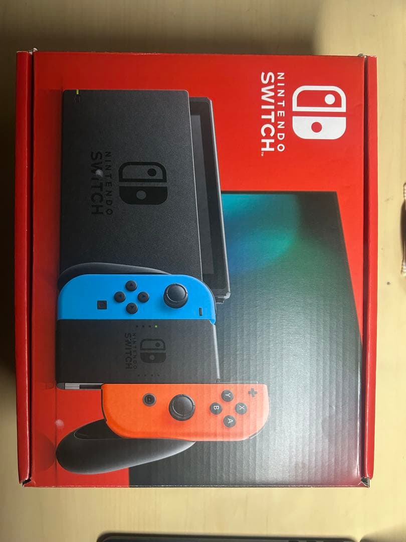 Nintendo Switch　赤/青 Free Shipping! Nintendo Switch, w Neon Blue and Neon Red Joy-Con
