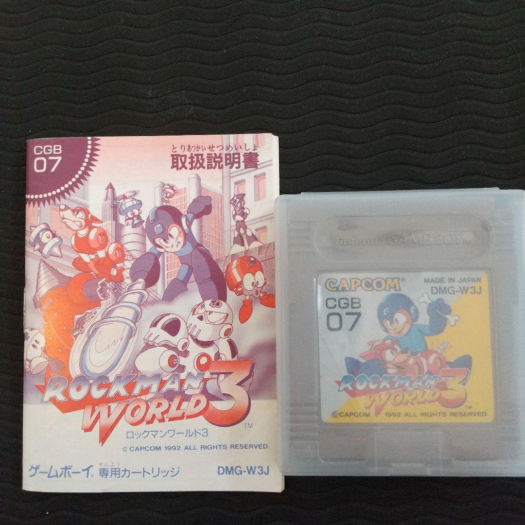 ゲームボーイカートリッジ ロックマンワールド3 星のカービィ2