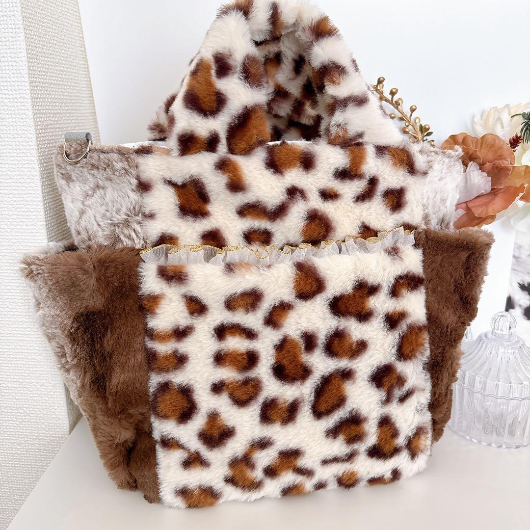 コヤンイサムチョン クムちゃん レオパードファーバック - メルカリ