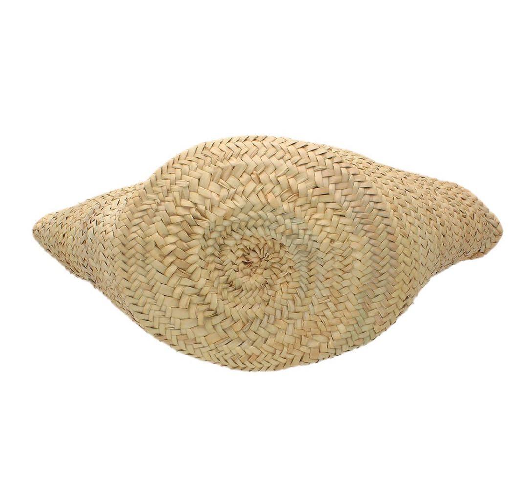 G2937 未使用 クリスチャンルブタン ルビショア ラフィア レザーカゴ