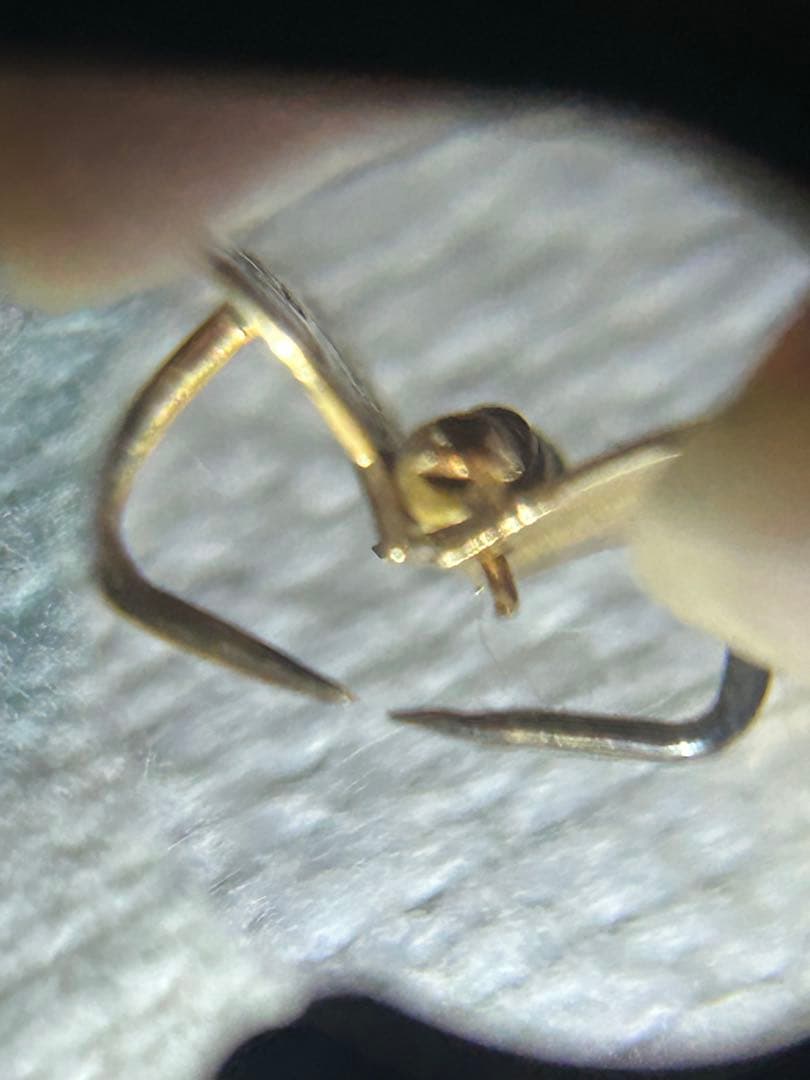 レア 蝶々 K18 刻印 1.8ｇ　ブローチ