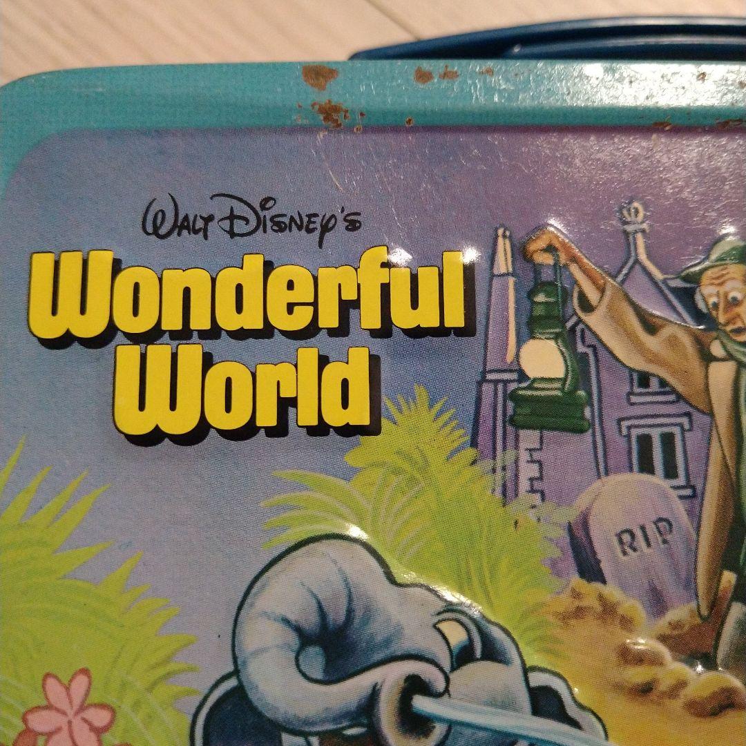 ディズニー ブリキ ランチトランク Aladdin製 昭和 レトロ - メルカリ