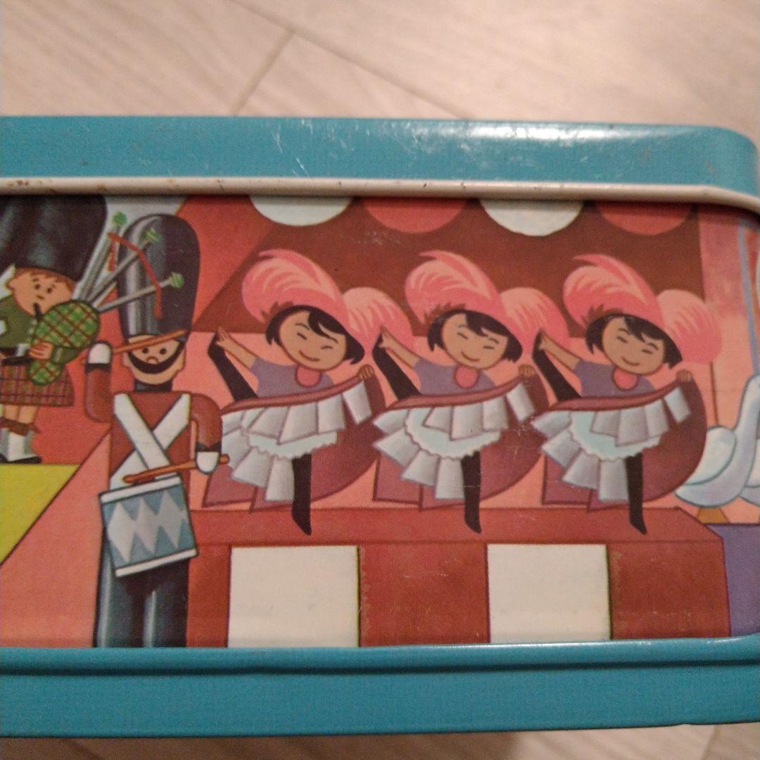 ディズニー ブリキ ランチトランク Aladdin製 昭和 レトロ - メルカリ