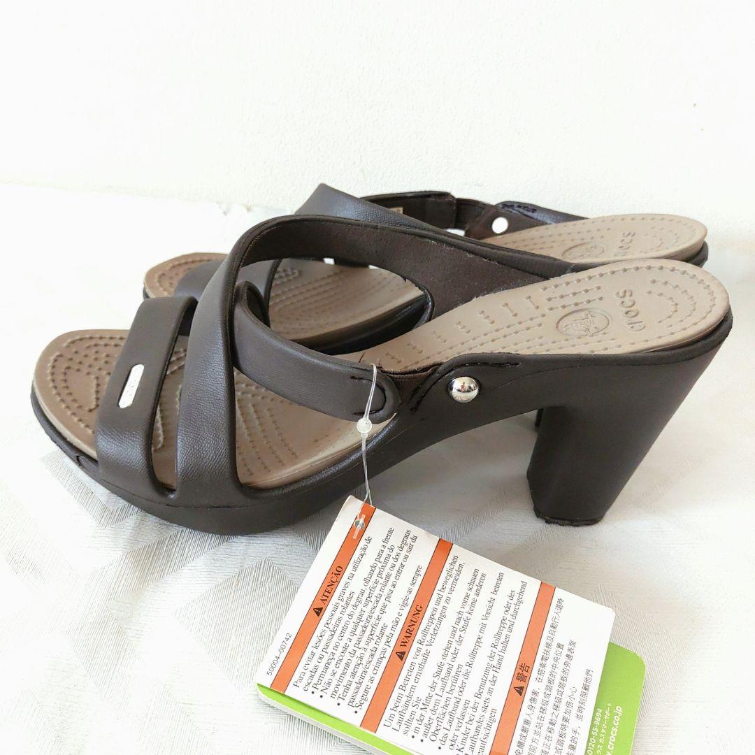 未使用】クロックスCROCS Cyprus IV Heel W サンダル W7 - メルカリ