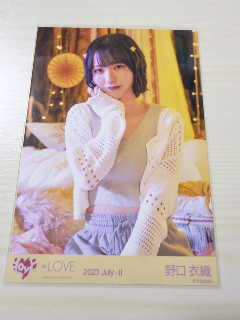 イコラブ 野口衣織 ナツマトペ 生写真 - メルカリ