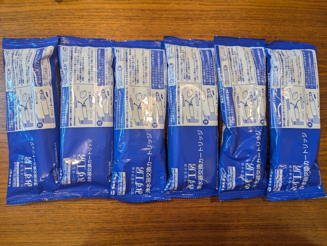 新品未開封★タカギ ・みず工房 浄水器交換カートリッジ JC0062・6本セット タカギ みず工房 浄水器交換カートリッジ 6本 - メルカリ