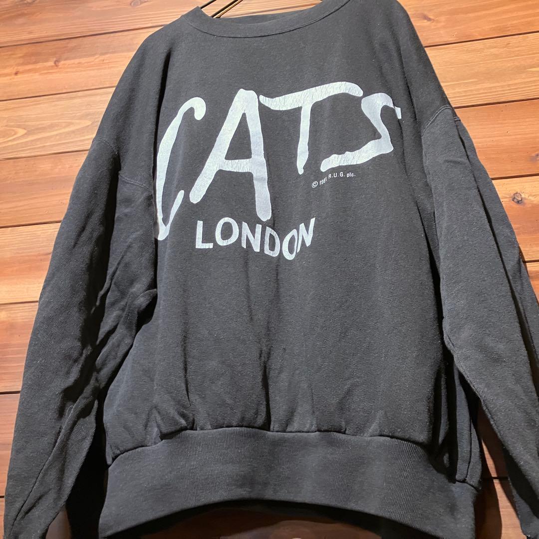 80's cats London スウェット トレーナー XXL 1981 - メルカリ
