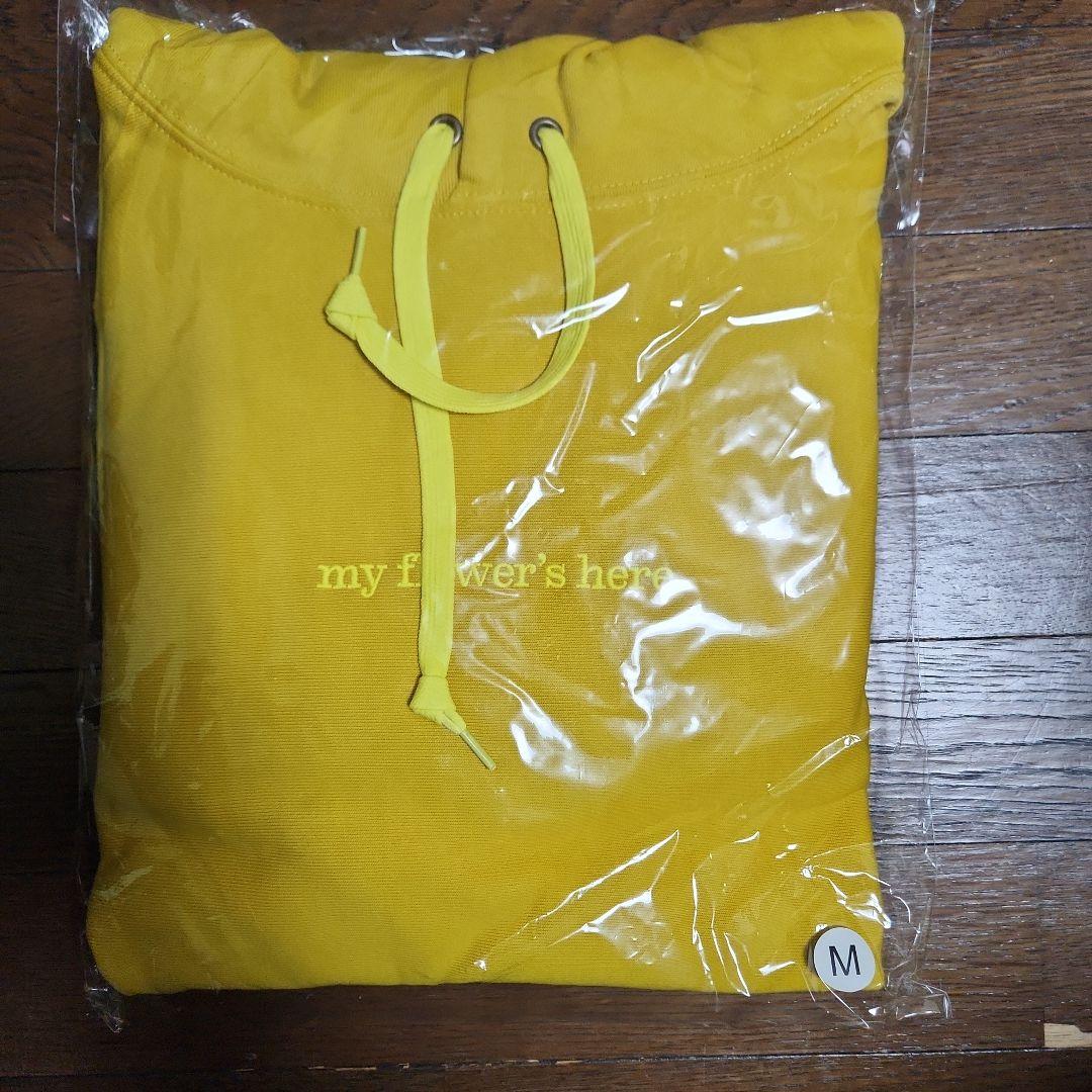 新品未開封）藤井風My flower's here パーカー M 藤井風グッズ my flower`s here フーディパーカー Mサイズ - メルカリ