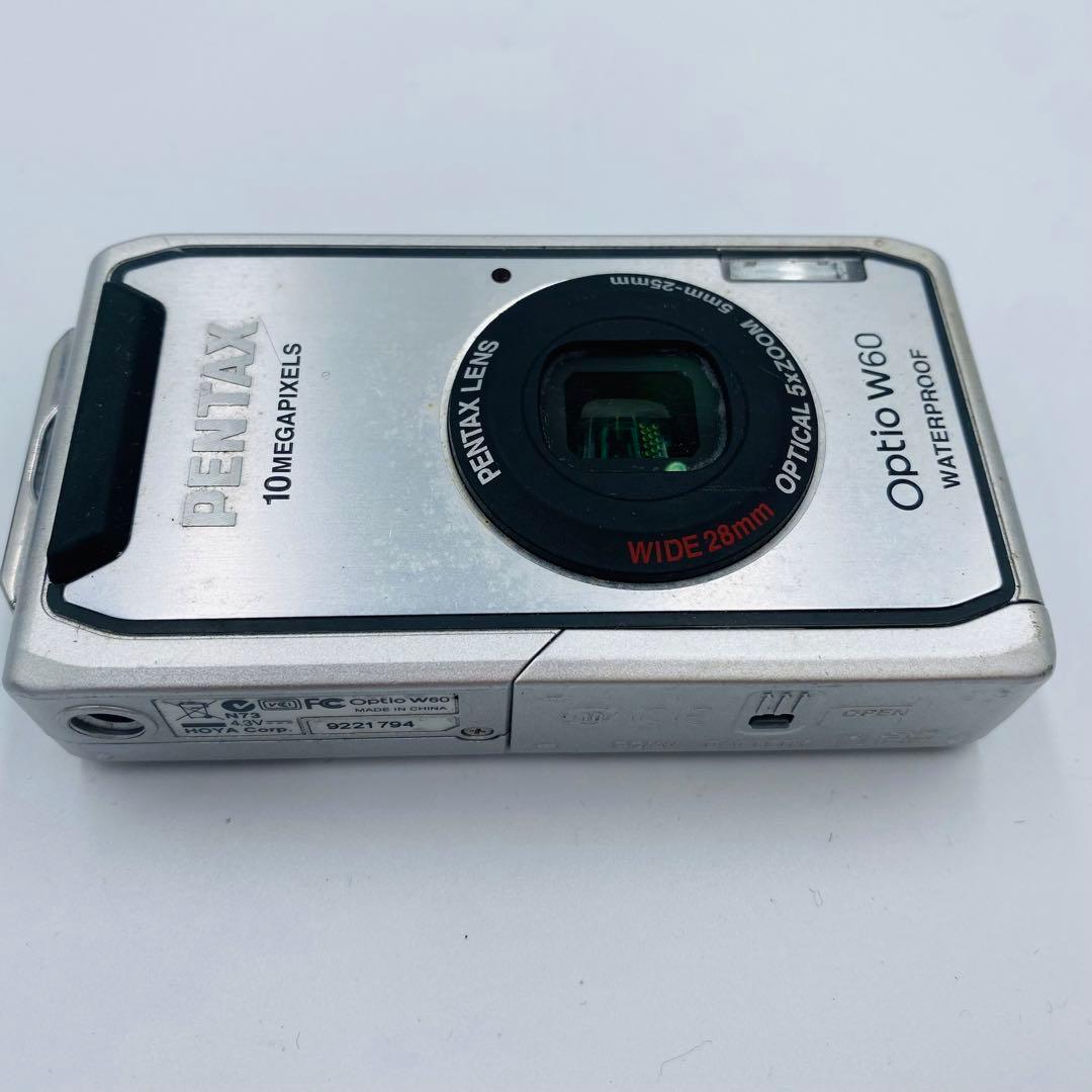 動作確認済 PENTAX Optio W60 デジタルカメラ デジカメ 防水 - メルカリ