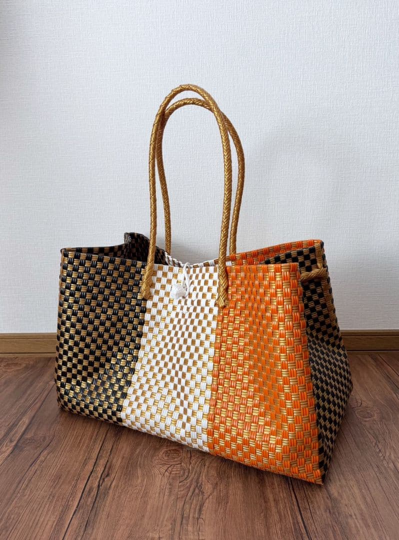 ジャンボsize！ プラカゴ メルカド 特大　トートバッグ　パサールバッグ　22 まるごと洗えるバッグ パサールバッグ 大容量 トートバッグ メルカド