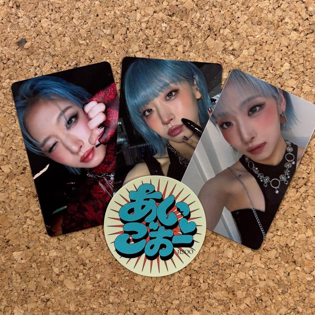 HANA JISOO ジス アルバム トレカ 3種 ステッカー - メルカリ