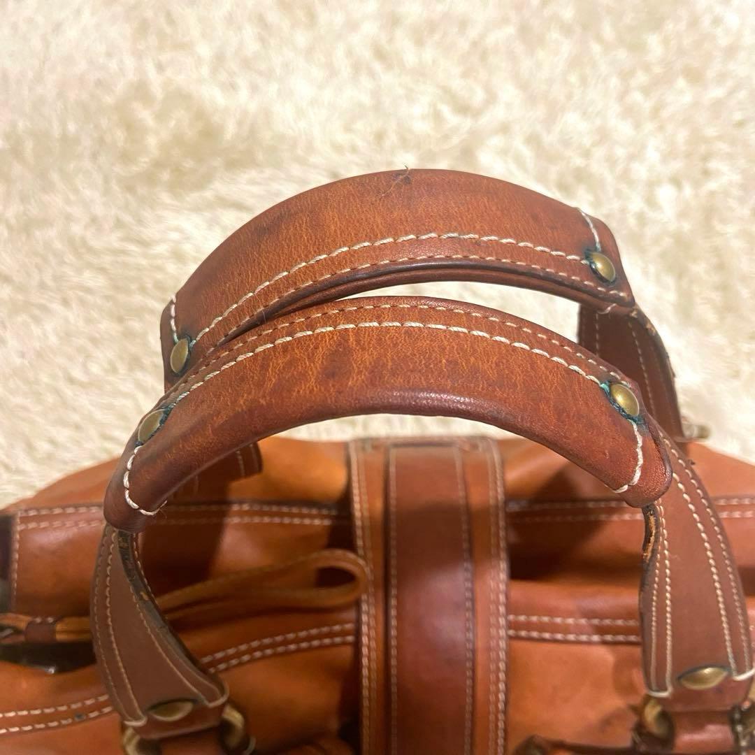 65th Coach Flap Legacy Satchel Bag Brown - メルカリ
