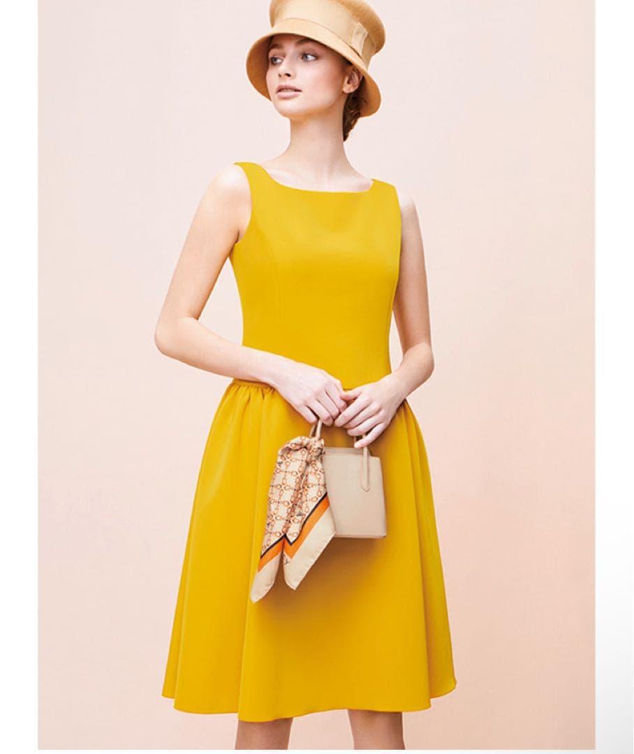 極美品✨希少カラー フォクシー タイムレス ドレス ワンピース フレア