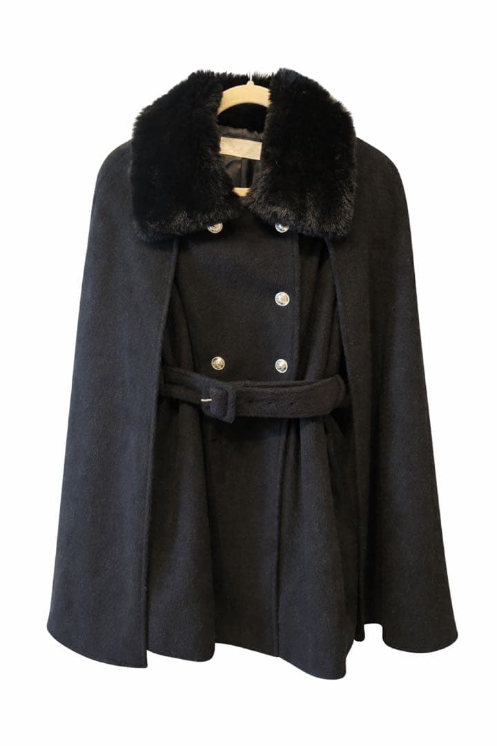 値下げ中✨】cherimi シェリミー ファーケープコート ファーコート