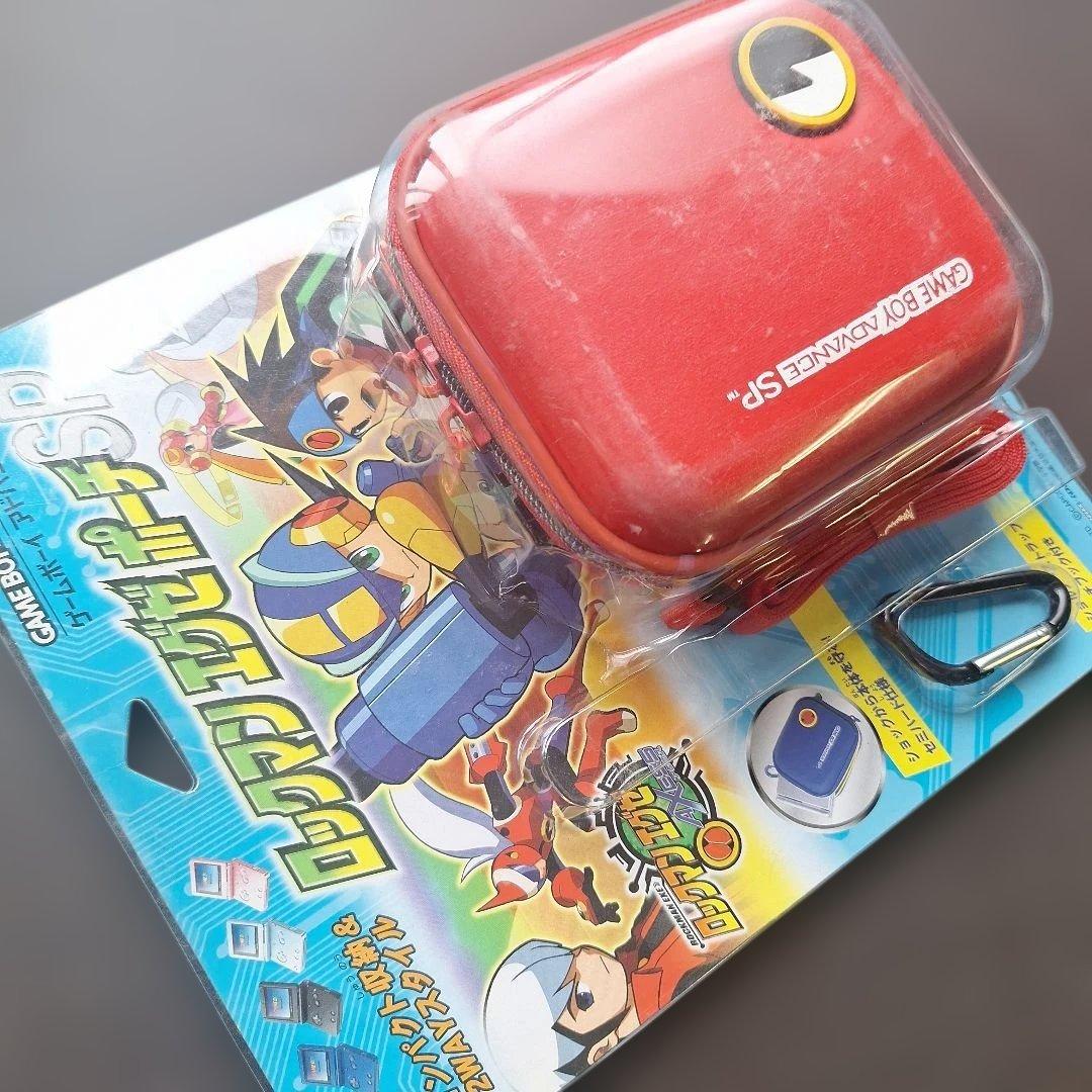 ☆ ゲームボーイアドバンスSP 専用 ロックマンエグゼ ポーチ SP レッド