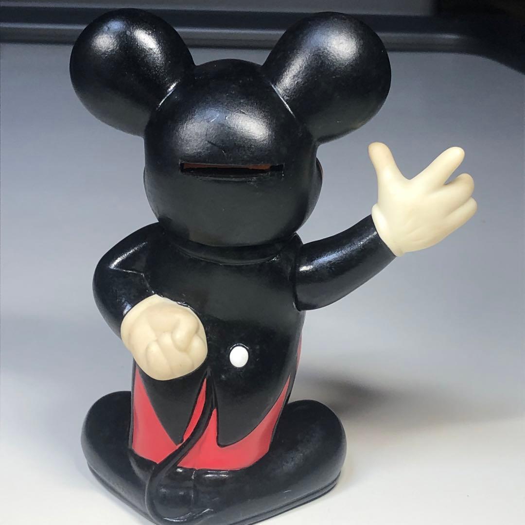 ミッキーマウス ディズニー ソフビ 貯金箱 - メルカリ