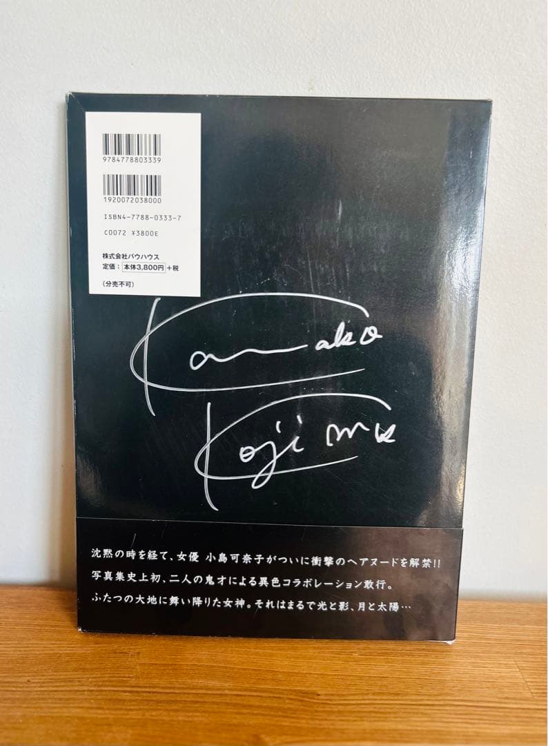 サイン付き　絶版美品 小島可奈子 写真集　moon & sun ムーンアンドサン