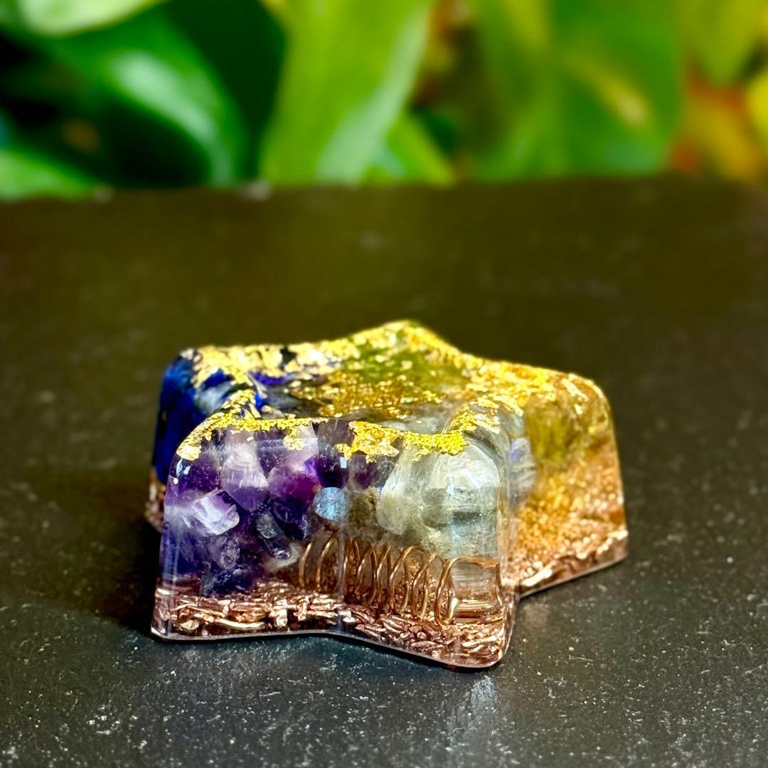 fairy光波動 オルゴナイト 星の祝福 ① 叡智と目覚めの光　大きなお星さま