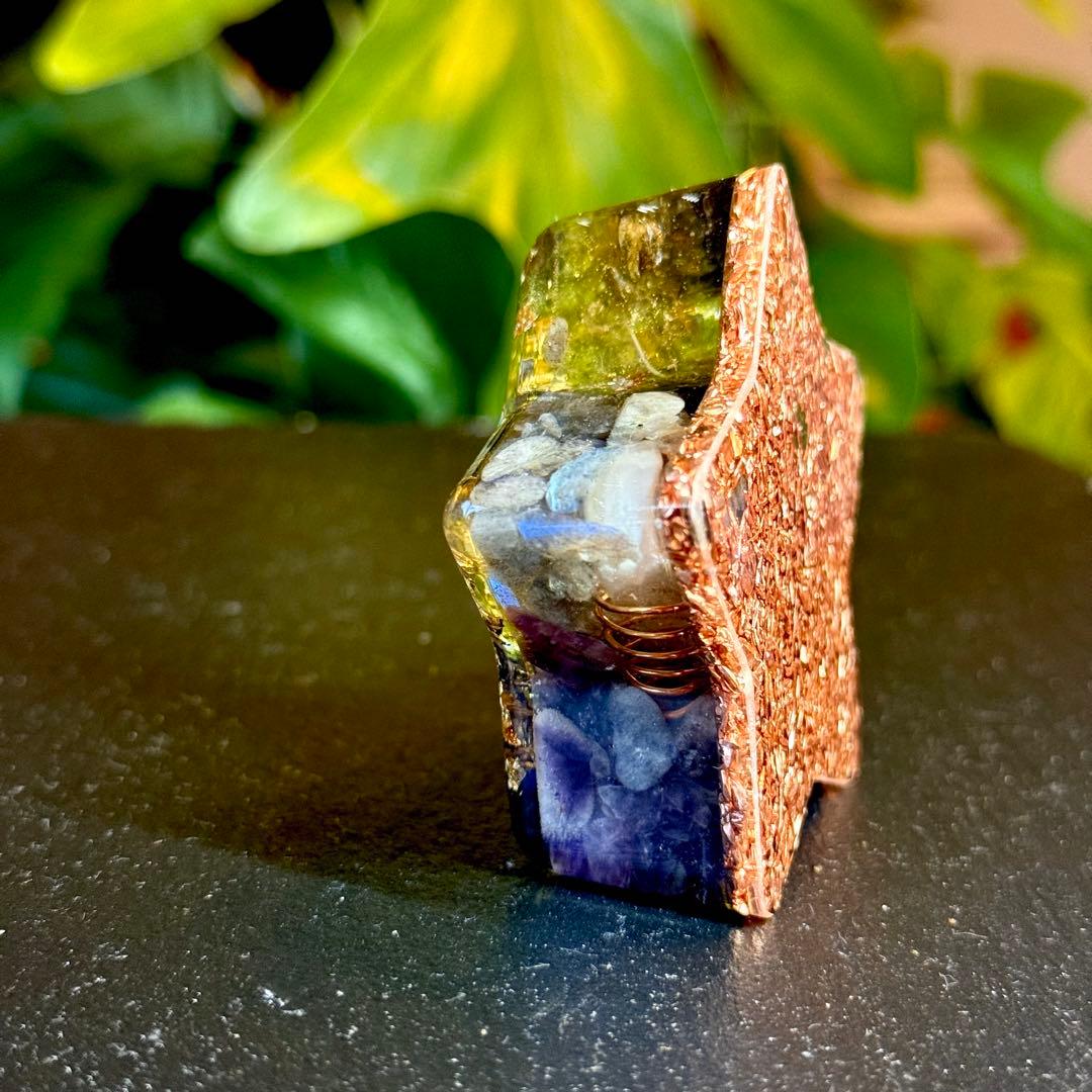 fairy光波動 オルゴナイト 星の祝福 ① 叡智と目覚めの光　大きなお星さま