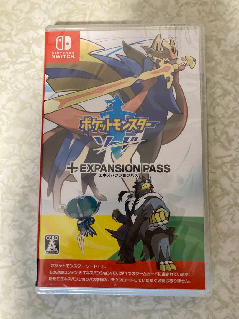 【新品・未開封】 ポケットモンスター ソード+エキスパンションパス ポケットモンスター ソード + エキスパンションパス セット | My