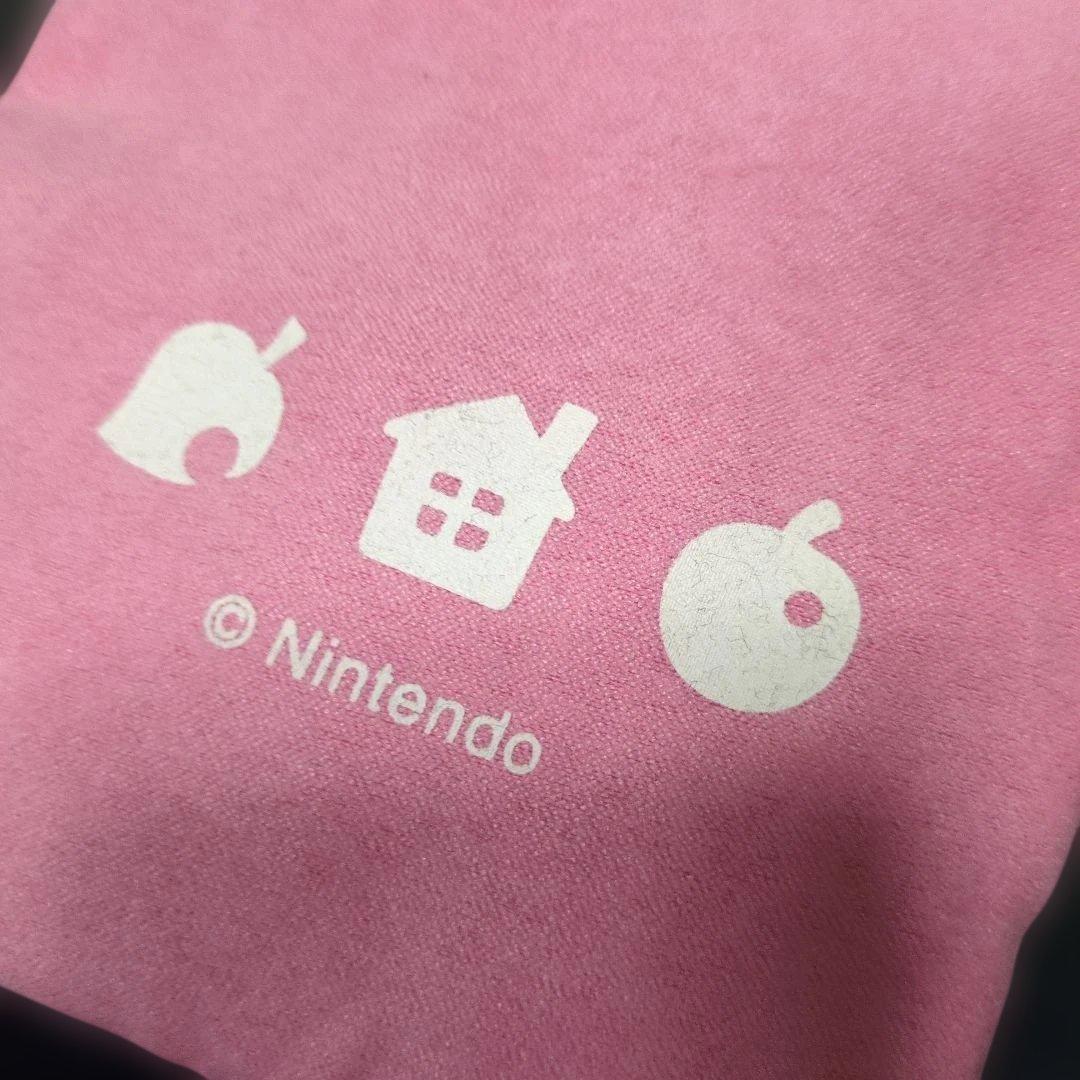 クラブニンテンドー どうぶつの森3DS用巾着 ピンクレトロ品 - メルカリ