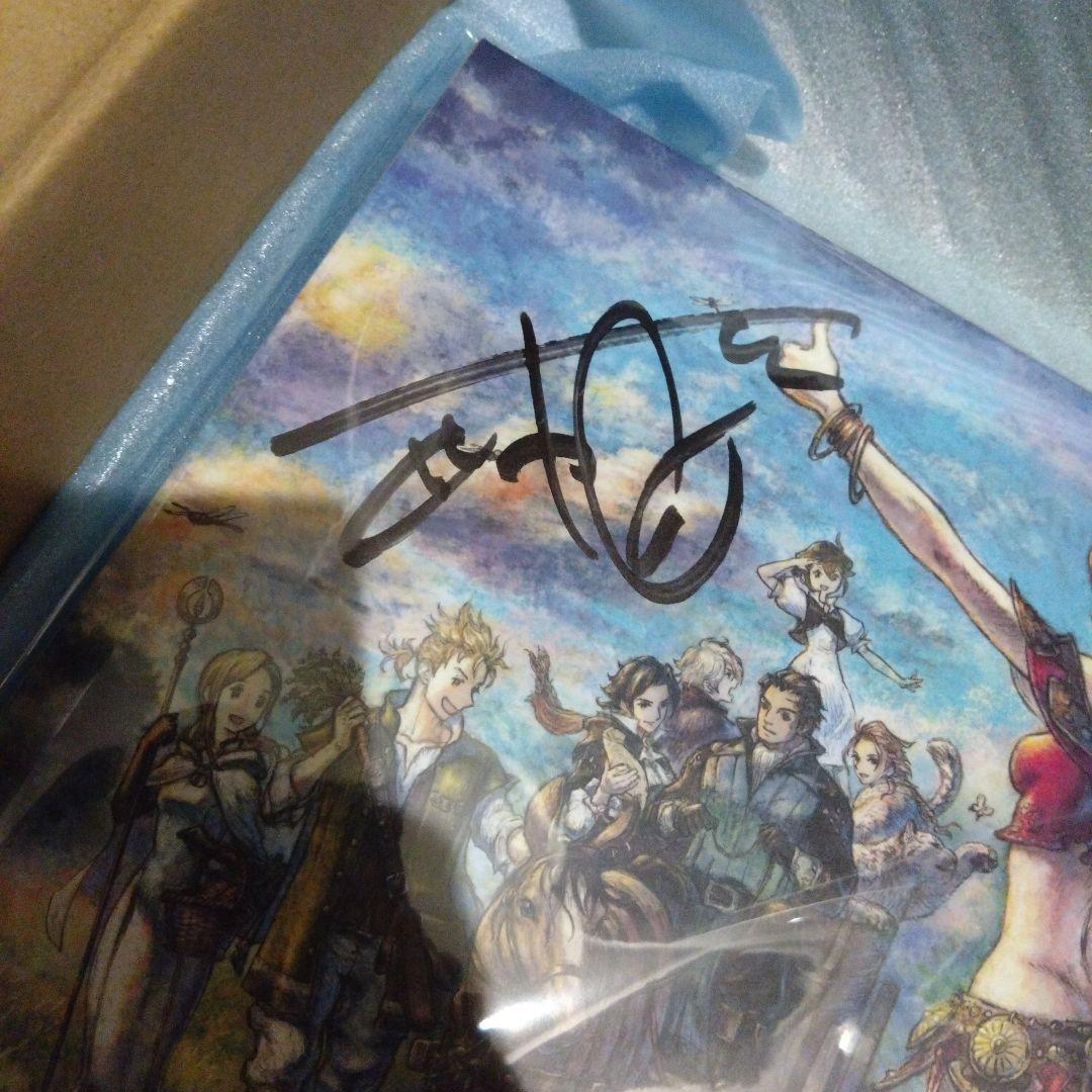 オクトパストラベラー lp アナログレコード 西木康智直筆サイン入り