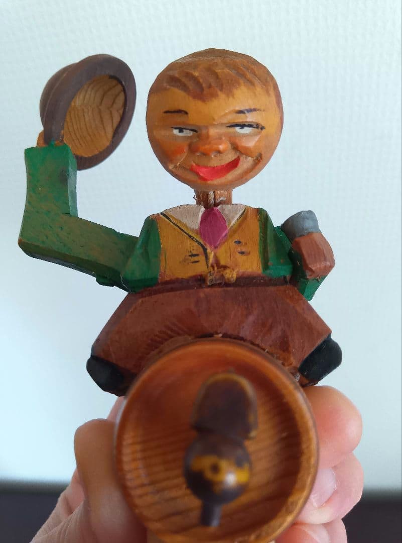 ANRI アンリ からくり人形 イタリア製 ボトルストッパー アンティーク