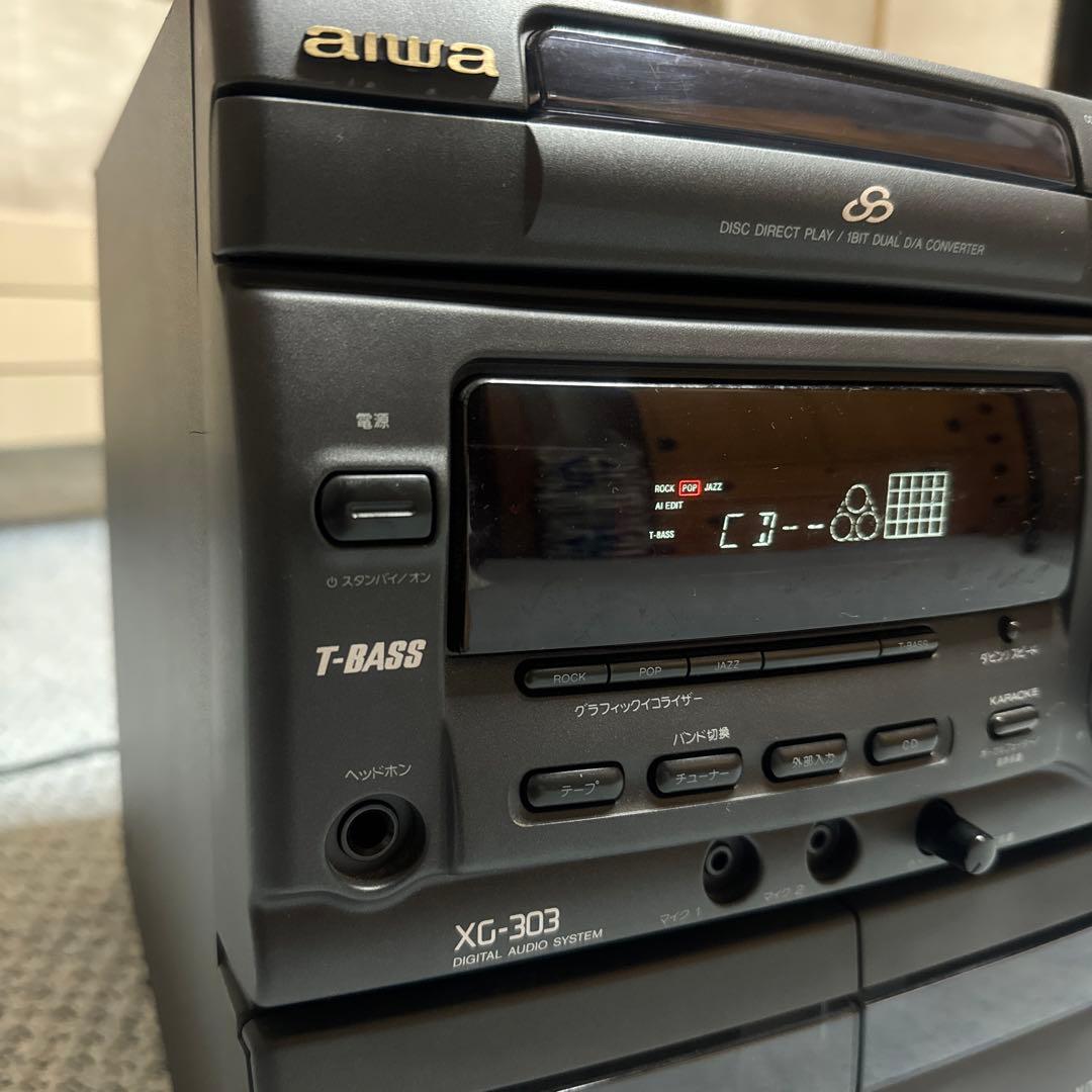 AIWA アイワ コンポ XG-303 - メルカリ