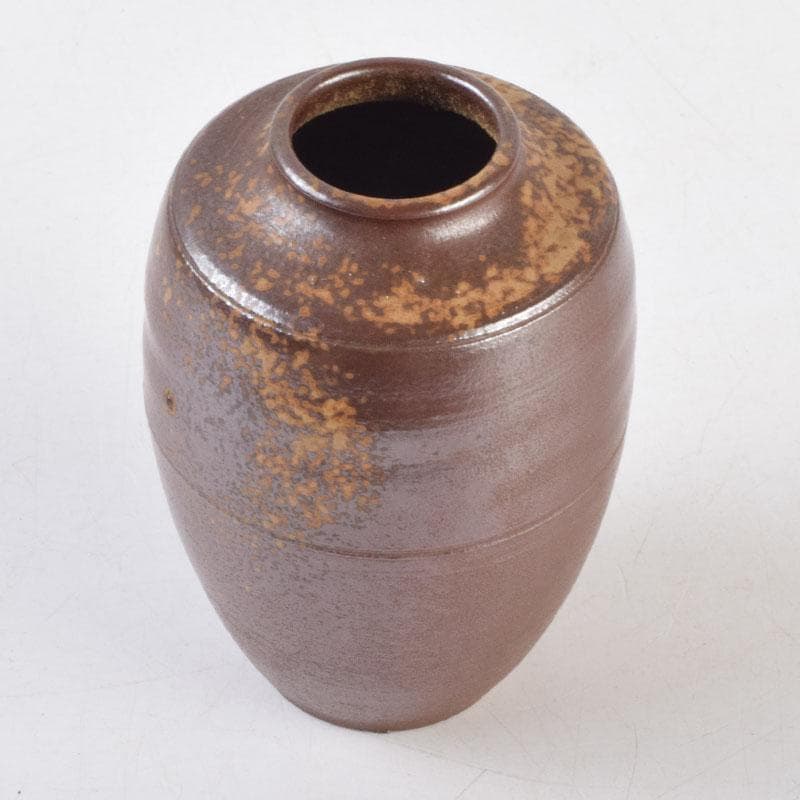 茶道具 備前焼 木村陶峰造 肩衝茶入 仕覆付 共箱 V 8633 - メルカリ