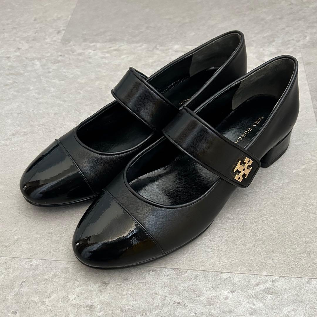 《PEN》トリーバーチ メリージェーン ストラップシューズ 黒 23cm