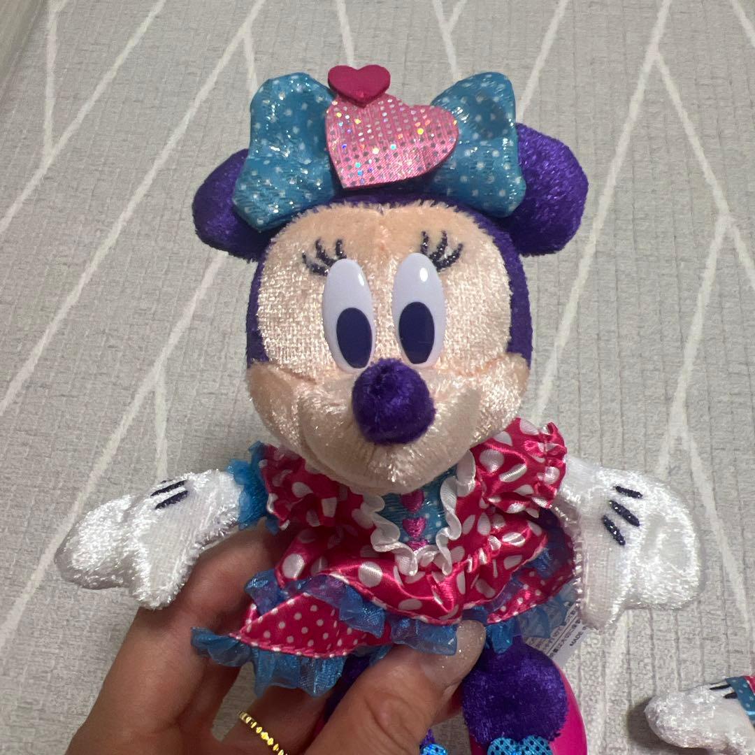 ディズニー パルパルーザ ミニー ミッキー ぬいぐるみバッジ ぬいば