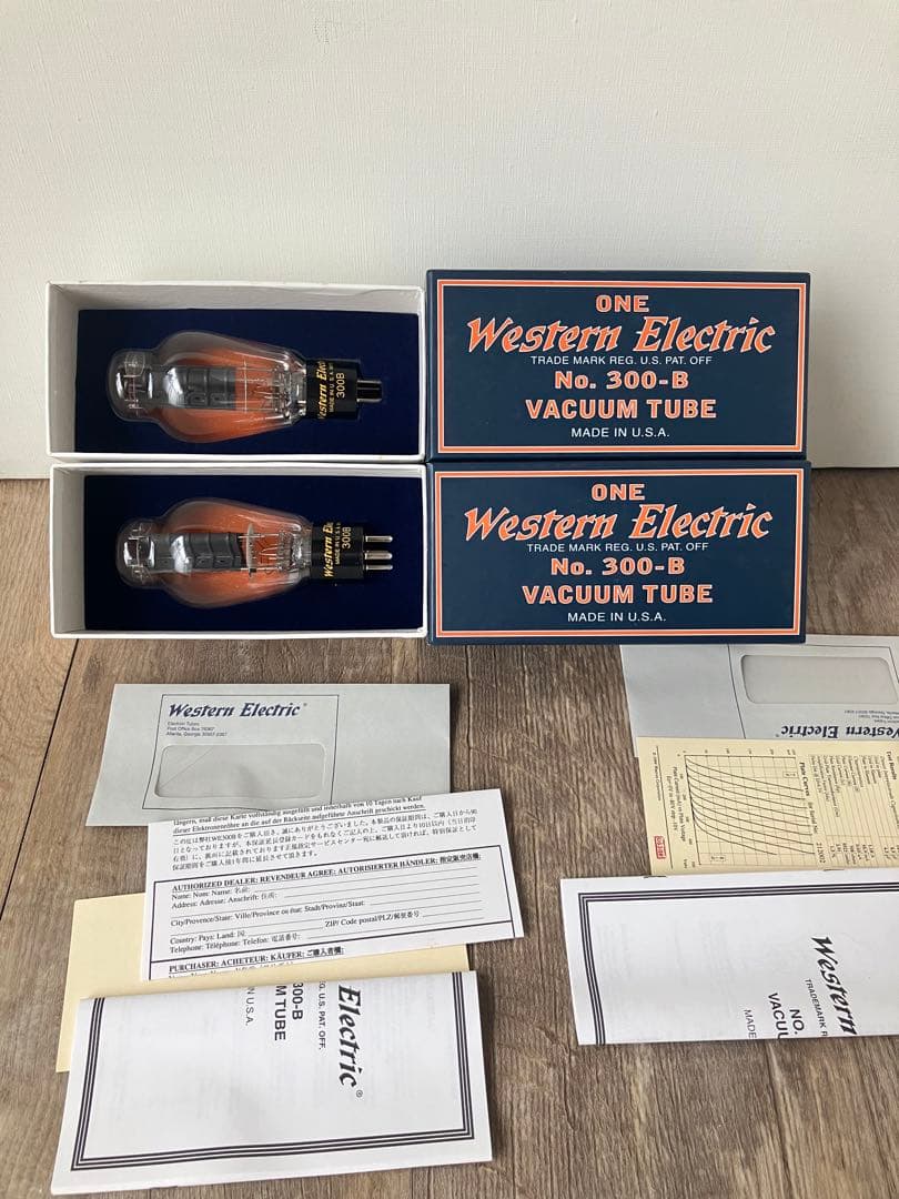 N*s様 Western Electric ウエスタンエレクトリック　真空管　3 Western Electric ウエスタン エレクトリック 300B マッチドクアッド