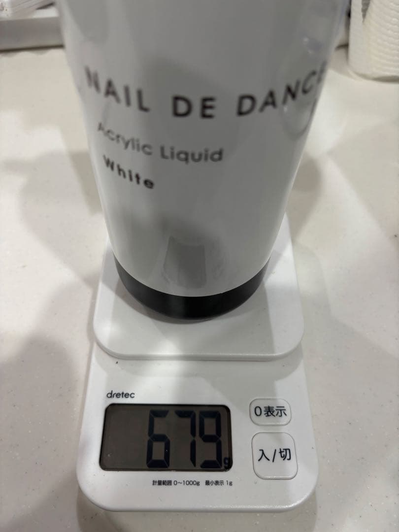 ネイルデダンス アクリルリキッドホワイト 800ml - メルカリ