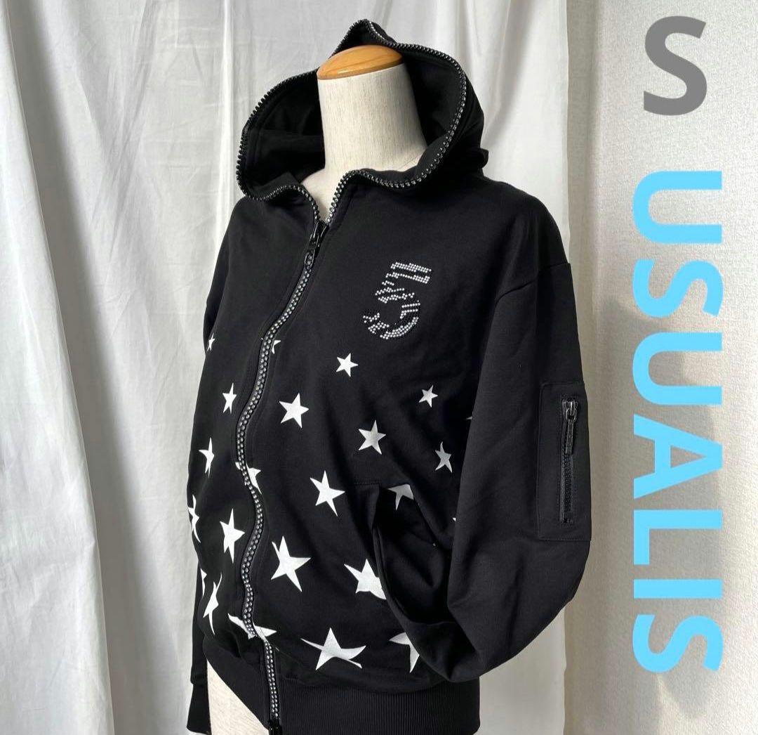 ☆美品☆ウザリス　Sサイズ パーカー　星柄 楽天市場】ウザリス/USUALIS イタリア柄パーカー 501-ブルー系 XXXL/4L