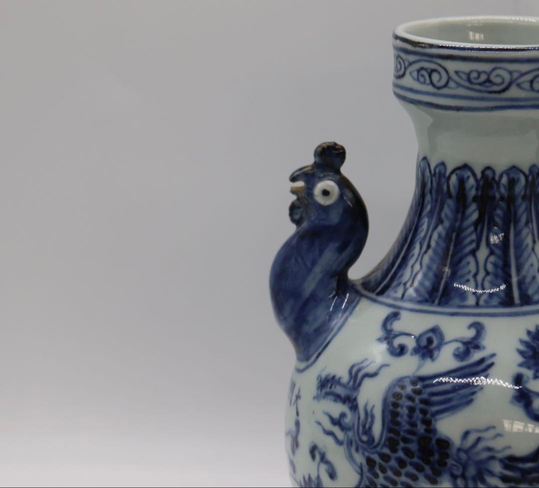 中国美術 染付 龍柄水注 大明宣徳年製銘 送料込み251015 - メルカリ