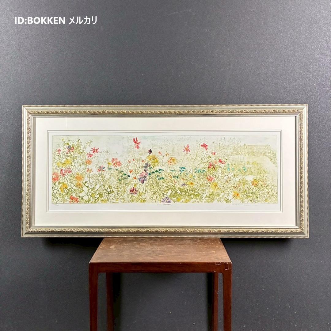 美品 ジョアン・アイザック「The Garden」ジクレー 直筆サイン・保証書