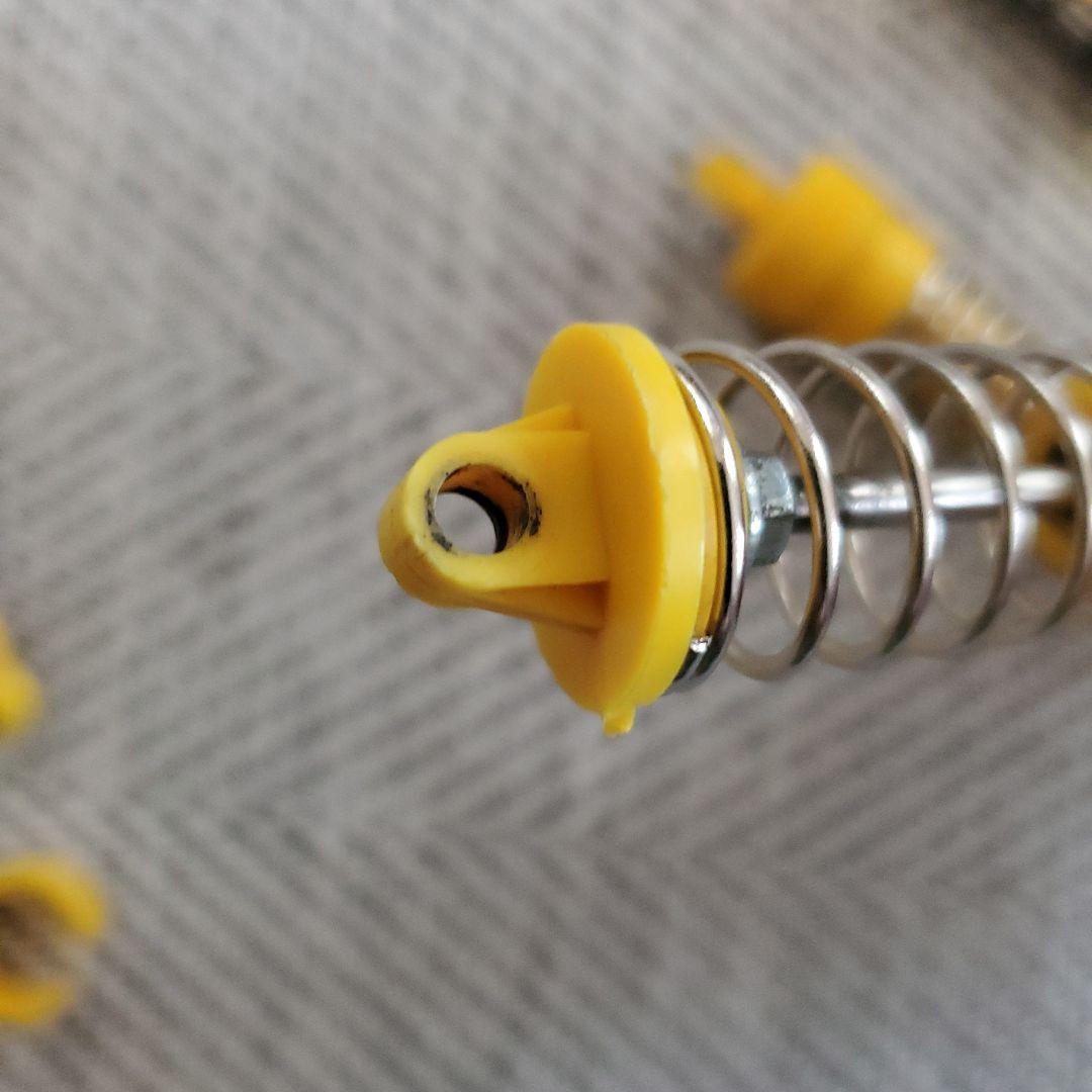 タミヤ CVAダンパー黄色 スコーチャーOG ダンパーオイル付 - メルカリ