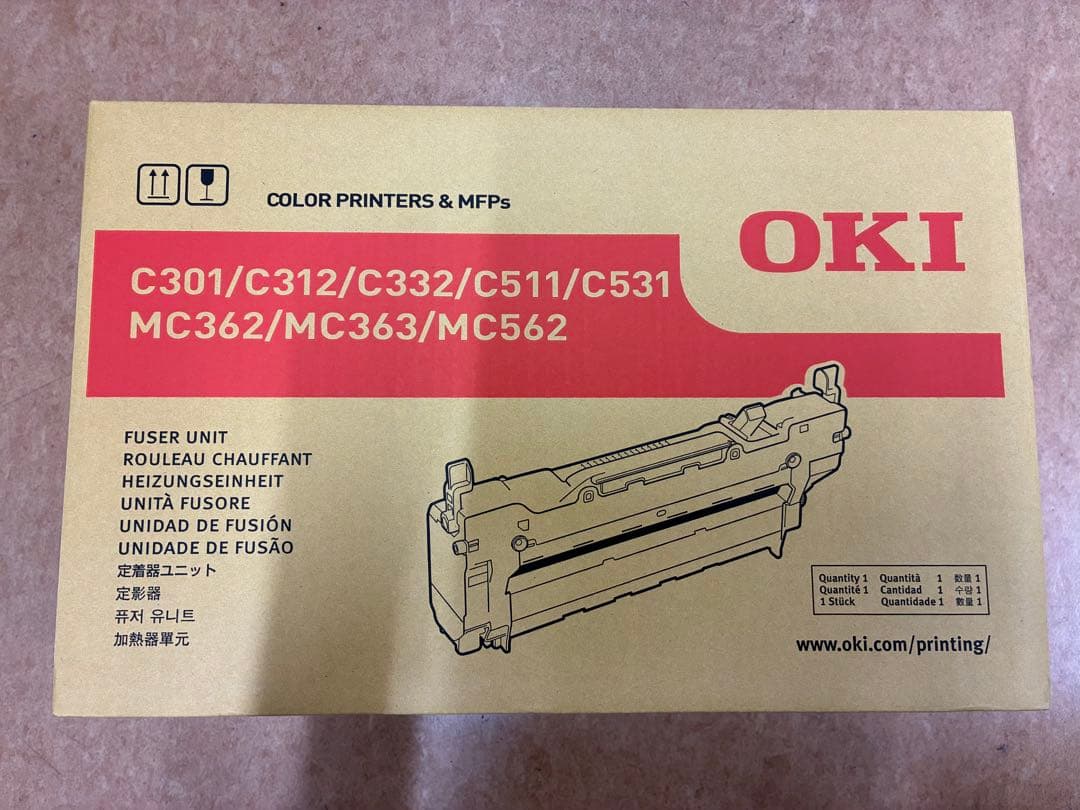 OKI 定着器　C301/C312/C332 oki 定着ユニット c312